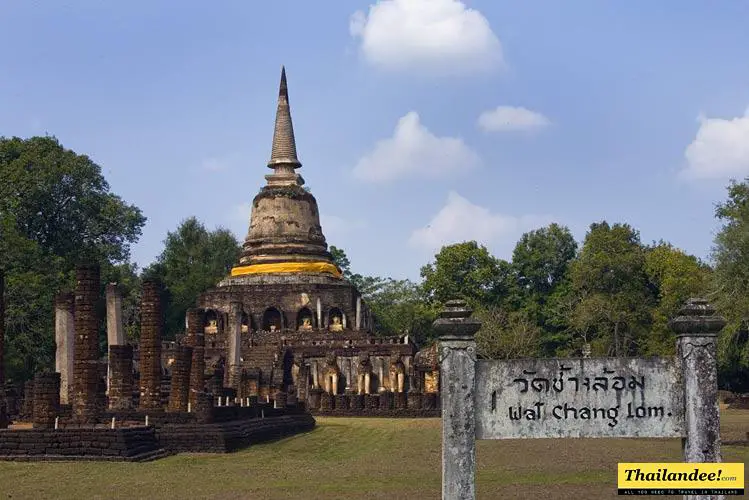 wat chang lom si satchananlai