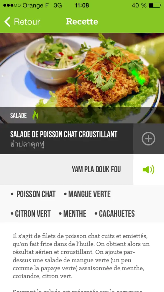 Application Eat Trip Thailande
