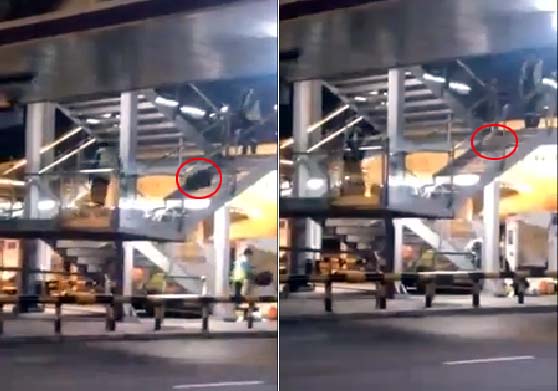 Valises jetées à Suvarnabhumi Airport