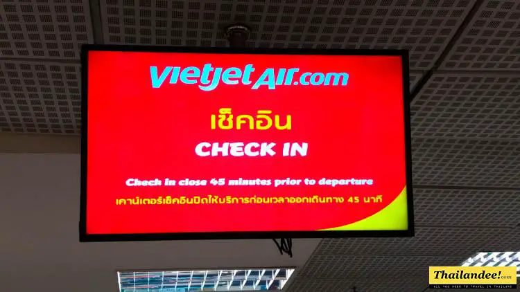 checkin Thai VietJetAir