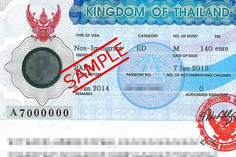 visa etudiant thailande