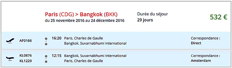 vol aps cher paris bangkok