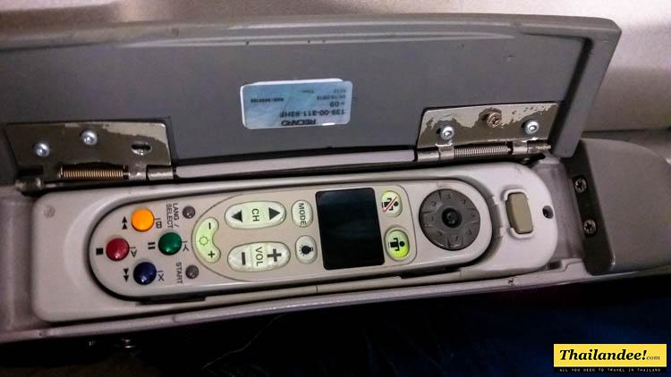 télécommande système divertissment avion