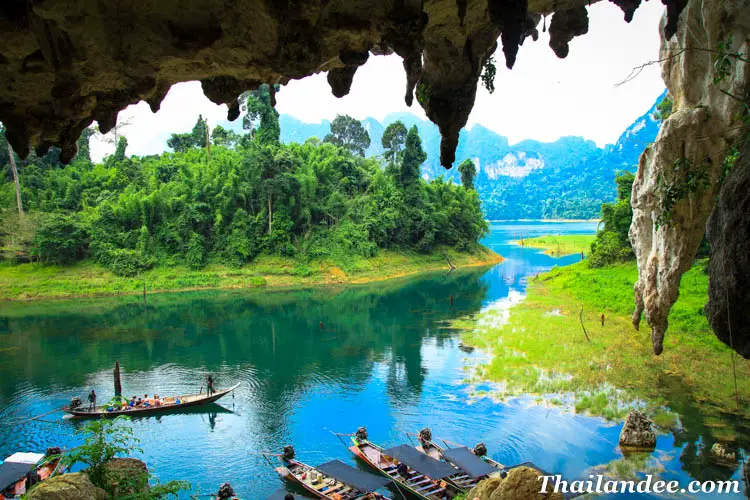 excursion à la demie journée sur le lac de khao sok (chiew lan lake)