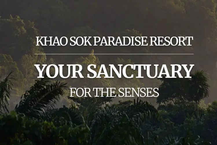 khao sok paradise jungle lodge