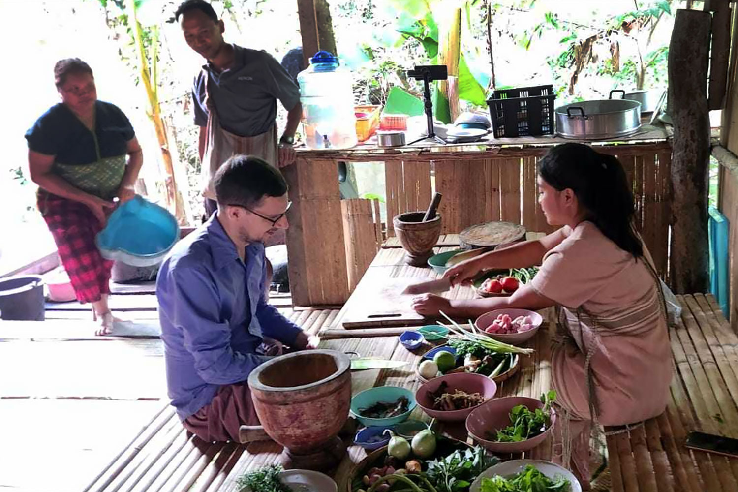 1 jour de trek chez les karen dans les montagnes de chiang mai