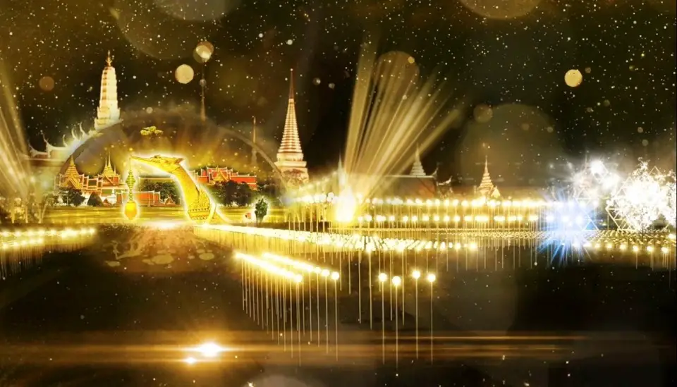 light & sound to his majesty king rama x